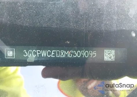 2021 Chevrolet Silverado 1500 2Wd Short Bed Lt from USA, damaged, VIN 3GCPWCED8MG309095